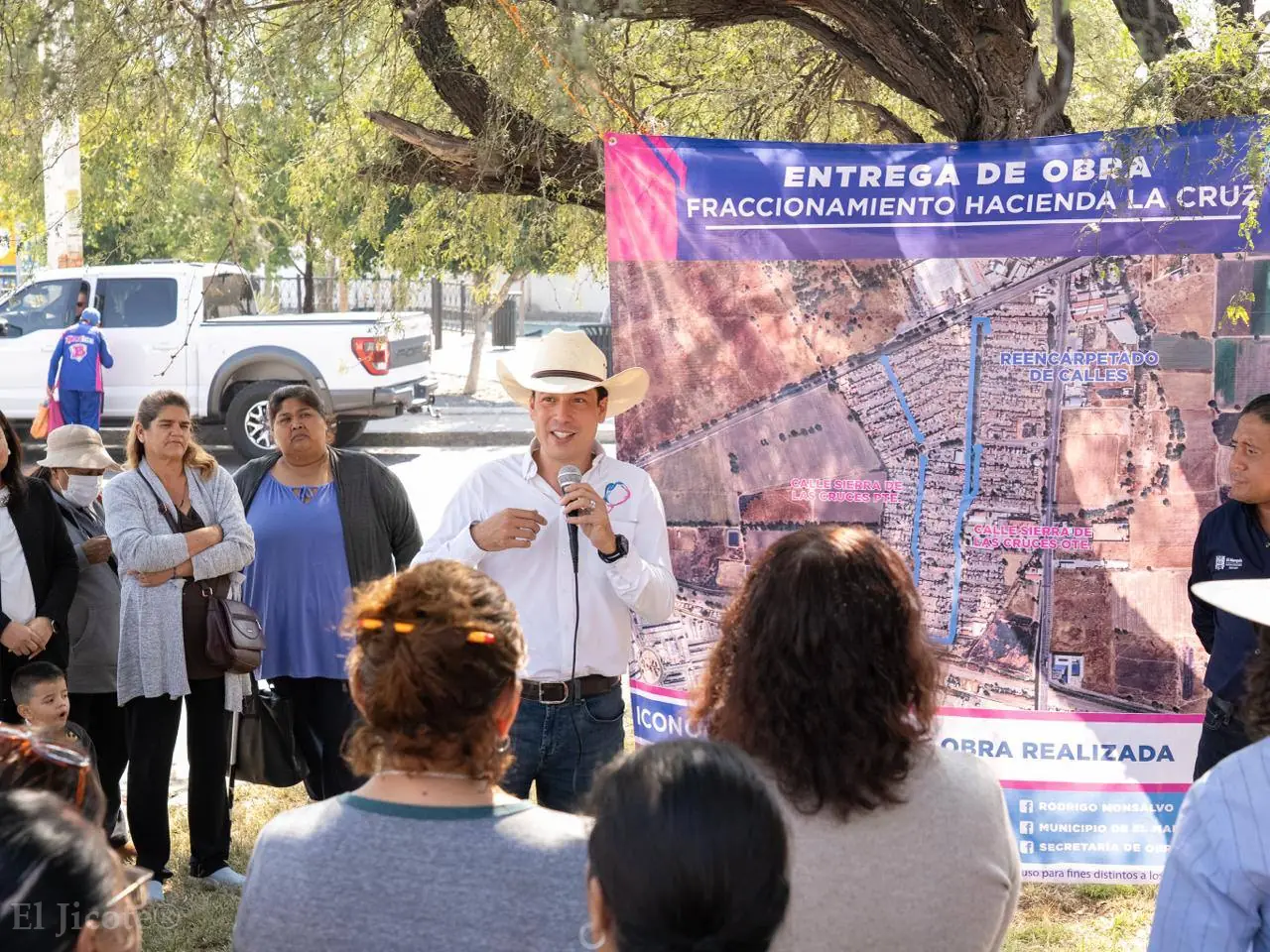 Rodrigo Monsalvo entrega obras de urbanización en Saldarriaga y ...