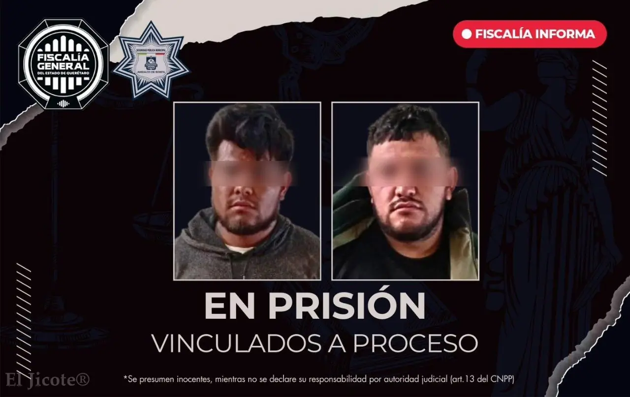 Vinculan a proceso a dos hombres por robo con violencia en Amealco ...