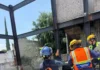 Atienden volcadura sobre Paseo Constituyentes y El Jacal